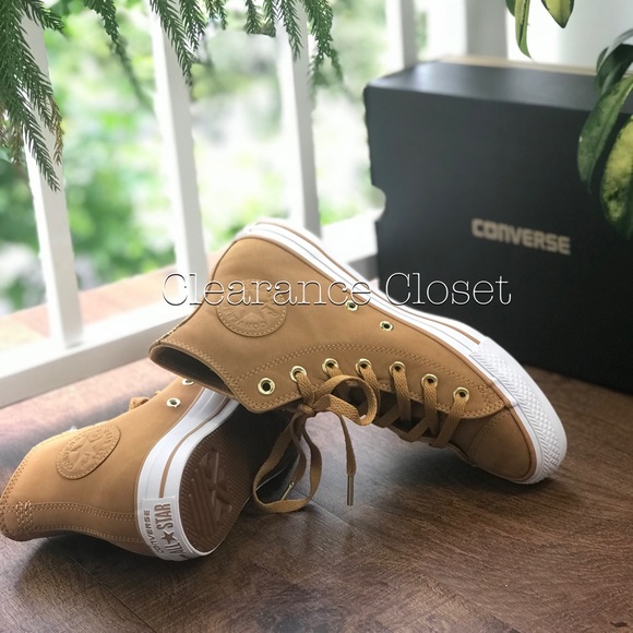 NWT Converse Ctas HI Wheat 🌾 Suede WMNS AUTHENTIC - Picture 5 of 7